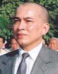 [Picture of King Norodom Sihamoni]