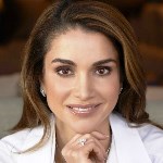 [Picture of Queen RANIA OF JORDAN]