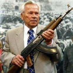 [Picture of Mikhail Kalashnikov]