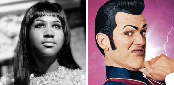 [Picture of Aretha Franklin and Stefan Karl Stefansson]