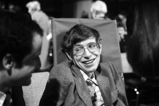 [Picture of Professor Stephen Hawking]