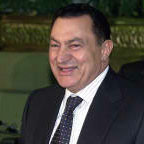 [Picture of Hosni Mubarak]